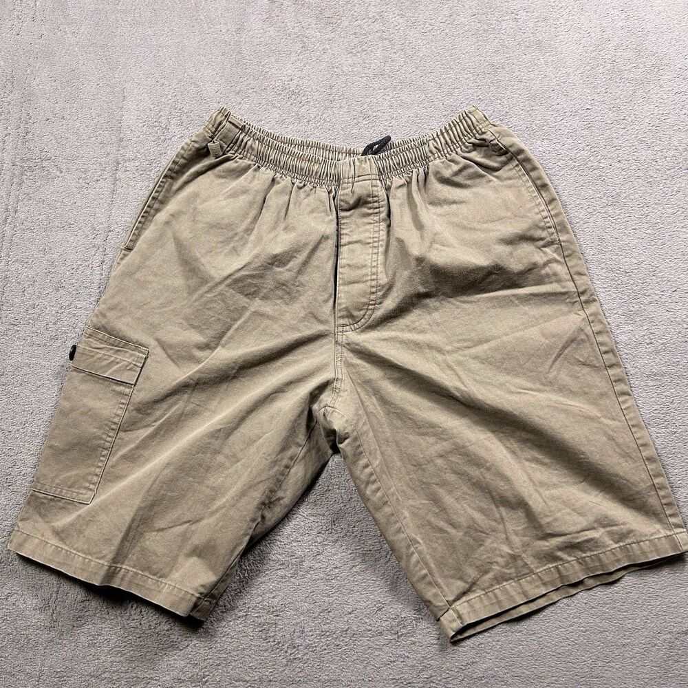 Vintage 80s Vision Street Wear Cargo Shorts Men's S/M Khaki Skater Baggy USA